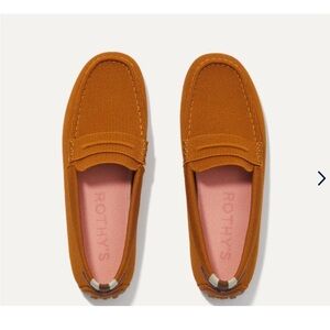 Rothy's The Driver loafer in Amber